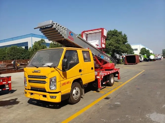 上海附近云梯车出租 砂石搬运